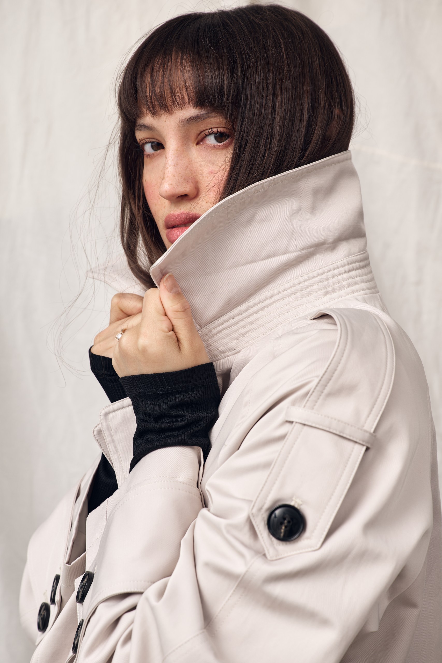 Плащ женский ElectraStyle 2-51026-9724 бежевый Плащ женский ElectraStyle 2-51026-9724 бежевый