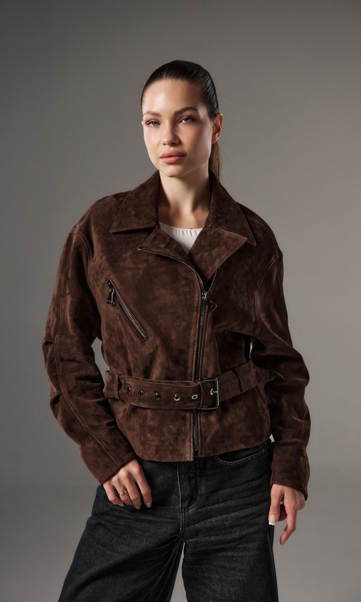 Куртка женская из натуральной кожи OKSA FASHION Z-2608LP/55OF Куртка женская из натуральной кожи OKSA FASHION Z-2608LP/55OF